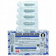 Pritamol (Paracetamol) Suppositories 250mg 5Tablets