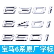 Suitable for BMW 6 Series f12 Modified Original Letter Logo 640I Original Factory 650I Model English