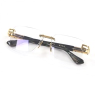 Unused DITA DTX154-A-03 META-EVO RX Two-Point Rimless Eyeglasses, Gold, Black, Green, 56□17-145, Mad