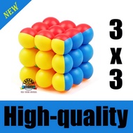 High Speed Magic Cube 3x3 Ball Bead Educational Intellect Rubiks Cube 3x3x3 Ball Stickerless