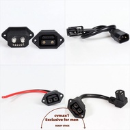CYMX Charger Connector 2+6 E-Bike Socket With Wire Lithium Battery Charging
