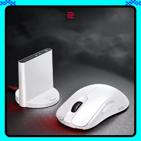 ZOWIE GEAR U2/EC/S/FK/ZA-DW White Mouse Dual Mode Wireless Mouse Paw3950 4000Hz Polling Rate Gaming 