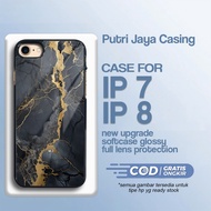 IP 7 Case Latest/8 - IP 7 /8 - New Marble Motif - Cute Cool - Premium Glossy Hardcase - Latest IP So