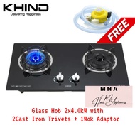 KHIND BUILD IN GLASS HOB HB802G2