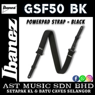 Ibanez GSF50 Powerpad Strap – Black ( GSF-50 / Gsf50 )
