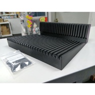 3D printed 26 slot plastic model runner stand/holder with rubber feet