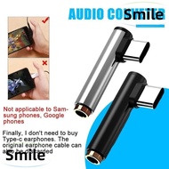 SMILE Typec To 3.5mm Audio Adapter  Aluminium Alloy 3.5MM For Huawei Mobile Phones