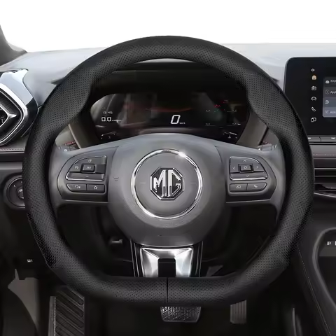 Suitable for Mg Ultra-Thin Breathable Leather Steering Wheel Cover Suitable for Zs Mg3 Hybrid Luxury