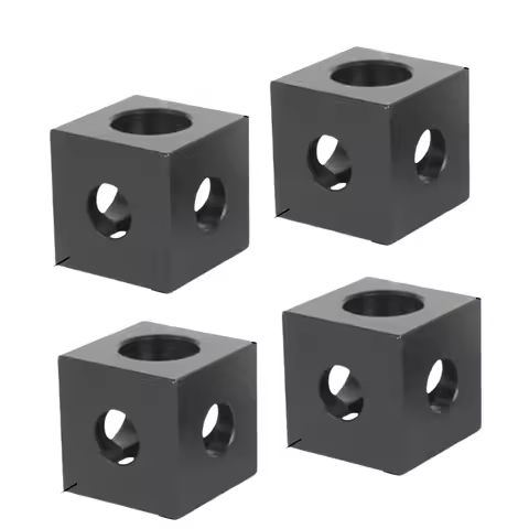 4pcs/8pcs a set Aluminum alloy Block Cube Connector Square Aluminum Block Connector 2020 Type Alumin