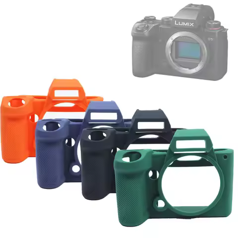 S5II S5 II S52 Silicon Case Rubber Skin Cover for Panasonic Lumix DC-S5 II DC-S5M2 S5 Mark II DC-S5M