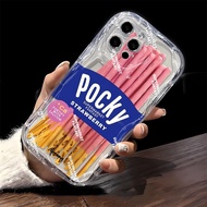 SOFTCASE SILICON CASING MELTING CLEAR SHOCKPROOF POCKY FOR OPPO A98 A1K A3S A5S A12 A15 A16 A16K A16