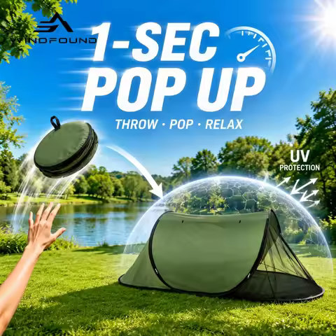 A Portable Single-person Outdoor Camping Tent with Mosquito Protection A Must-have for Camping Suita