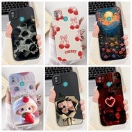Tecno BC2c BC1s Case Tecno Pop 4 Cover Luxury Fashion Flowers Kawaii Cute Cat Shockproof Phone Case
