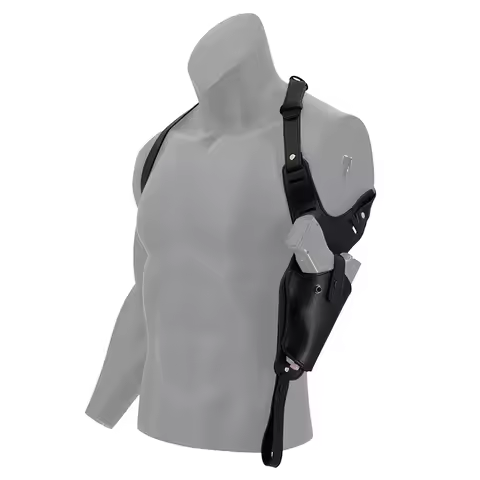 Tactical Hunting Airsoft Concealed Leather Shoulder and Armpit Pistol Holster For M9 M1911 P1 Glock 
