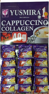 CAPPUCCINO COLLAGEN GUARANA PLUS GOJI 40G 1PAPAN = 15PEK