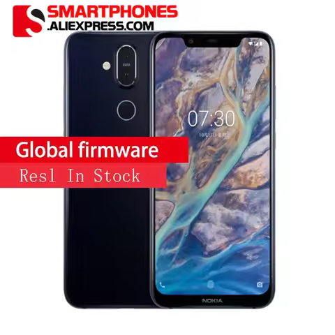 Brand New Global Firmware Nokia X7 Smart phone 4G 6GB RAM 64GB ROM 6.18" Snapdragon 710 Octa Core An