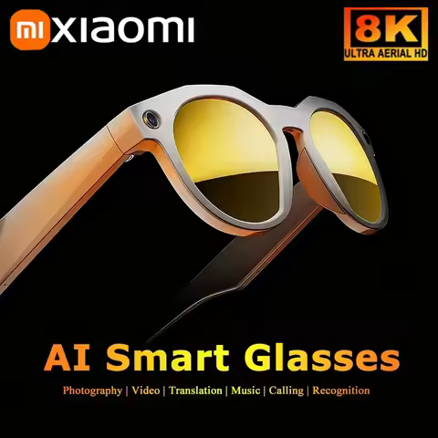 Xiaomi M88 8K AI Smart Camera Glasses Multifunctional Bluetooth Calling Voice Assistant Music Player