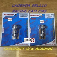 LAGENDA SRL 110 Z & ZR / SRL105 SRE SRV SRX RACING CAMSHAFT CMS CAM BB CC SRL110Z SRL110ZR LAGENDA11