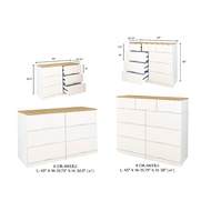 Chest of drawers/Low height drawers/3 tier chest drrawers/4 tier chest drawers/6 drawers/9 drawers/White drawers