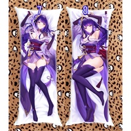 Raiden shogun genshin impact long sleeping pillow 1mx40cm
