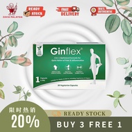 [buy 3 free 1]（BIG SALE ）100% Original Ginflex veggie capsule 30s EXP:2028 ready stock
