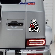 Dakar Dakar Dakar Rally Car Sticker Mummy Assassin American Retro Body Glass Modified Sticker