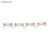 z2vpeu 4Pcs T5 Fluorescent Tube Lamp Holder Bracket Clips Socket Silver PH