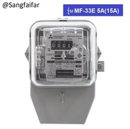 Mitsubishi มิเตอร์ไฟฟ้า MF-33E ขนาด 5(15)A **ของแท้ สามารถสแกนบาร์โค้ดเช็คได้**