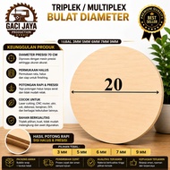 Round Plywood Diameter 20 CM | Round Plywood 20cm Thickness 3mm 5mm 6mm 7mm 9mm