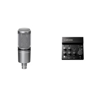 Audio-Technica AT-UMX3 Audio Interface & AT2020GM Condenser Microphone USB Audio Mixer XLR