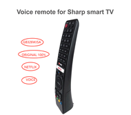 BT-GB326 TV Remote Control For Sharp GB326WJSA Smart TV Bluetooth Voice Remote Control Remote TV SHARP ANDROID GB326WJSA 2T-C32BG/42BG/50BG/60BK ORIGINAL 100%