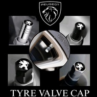 Peugeot Tyre Valve Cap Peugeot Tire Valve Cover (4 pcs)