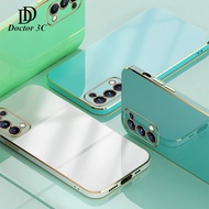 Luxury Square Plating Silicone Case For OPPO Reno 4 Pro 3 2 2Z 2F 10X Zoom Reno4 Reno3 Reno2 4G 5G 2022