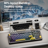 ATTACK SHARK X98PRO Wireless Gaming Keyboard 99-Key Wireless Mechanical Keyboard with LED Color Disp