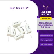 Ceramic resistor 0.1R - 5.1R 5W 5% buffalo head components