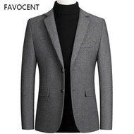 FAVOCENT Áo Khoác Com Lê Nam Mới 2121 Áo Khoác Blazer Nam Thường Ngày Công Sở Dáng Ôm Mùa Thu Cho Na