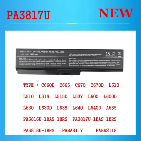 Laptop Battery for Toshiba Satellite C660D C665 C670 C670D L310 L510 L515 L515D L537 L600 L600D L630