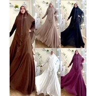 Asma By Yodizein Syar'I ? Gamis Set S Putih Hitam