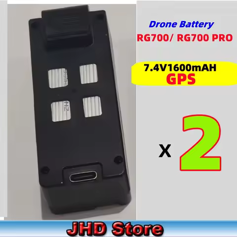 JHD Battery Drone RG700 Pro Bateria For RG700 NO GPS OR GPS Battery 3.7V 1800/7.4V1600mAh For RG700 
