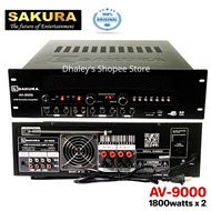 ♞Original SAKURA AV-9000 Amplifier 1800watts x 2 High Powered Amplifier with BT/USB/SD Port