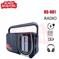 【Ready Stock】﹊Electric Radio Speaker FM/AM/SW 4band radio AC power and Battery Power 150W Extrabass