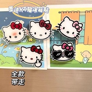 ☂Kawaii Sanrio Cartoon Hello Kitty Creative Refrigerator Sticker Magnet Acrylic Decoration for B ☃g
