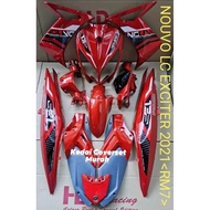 COVERSET YAMAHA NOUVO LC 135 EXCITER 2021