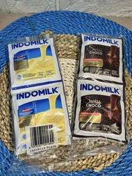 Paket 18 Sachet/3 Pack SUSU INDOMILK RENCENG/SUSU INDOMILK COKLAT SUSU INDOMILK PUTIH