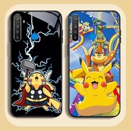 FA-33 Pokemon GAME HD Glass Case Casing Kaca for OPPO Reno A77 A76 A36 A57S 7 A55 A17 A54 A96 A77S