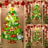 DIY Felt Christmas Tree for Toddlers with 32pcs Detachable Ornaments 3FT Wall Hanging Xmas Gifts Chr