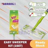 3M Scotch Brite Easy Sweeper Flat Mop 3MTM Scotch-BriteTM Easy Sweeper Kit, Green, 1 Piece/ Pack Bar