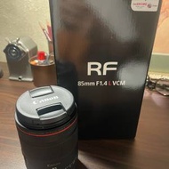 Canon rf 85mm f1.4 vcm 行貨 只買一個月