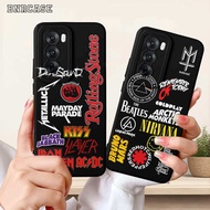 Softcase Motif Metal Band Silicone OPPO Reno 12 5G 11 f11 A79 A17 A16 A57 A77s A76 A55 A54 A74 A95 R