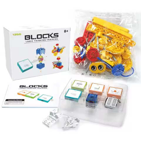 STEM Logic Building Blocks Set - Six-Axis Power Compatible 9656 Block Set Electronic Module Programm